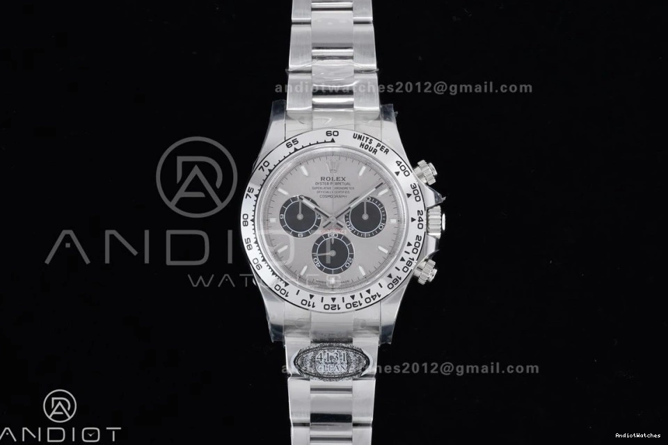 Edition Best 792 Dial 1:1 SmoothTexture Clean 904L DD 904L on SS Daytona Gray Bracelet 126509 0426